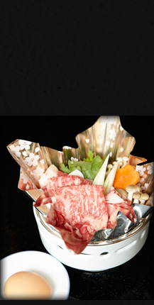 特選国産牛のすき焼きイメージ